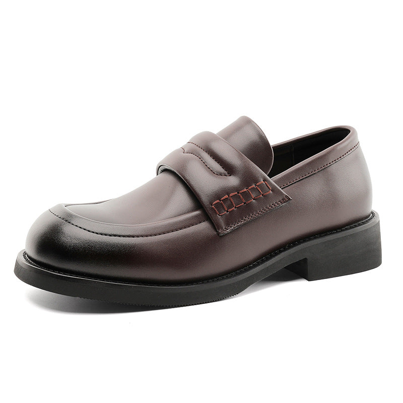 Men's Genuine Leather Slip-On Loafers