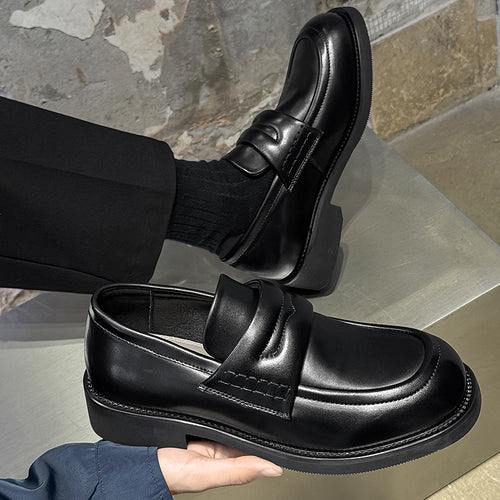 Men's Genuine Leather Slip-On Loafers